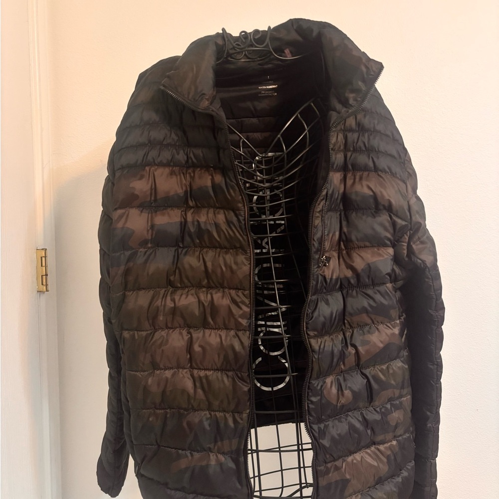Camo Puffer Jacket